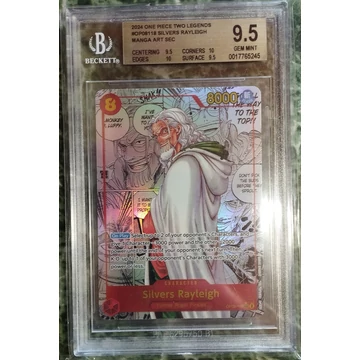 One Piece - Silvers Rayleigh (OP08-118) (V.3) Beckett Gem Mint 9.5 