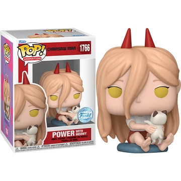  Funko POP! Animation: Chainsaw Man - Power with Meowy #1766